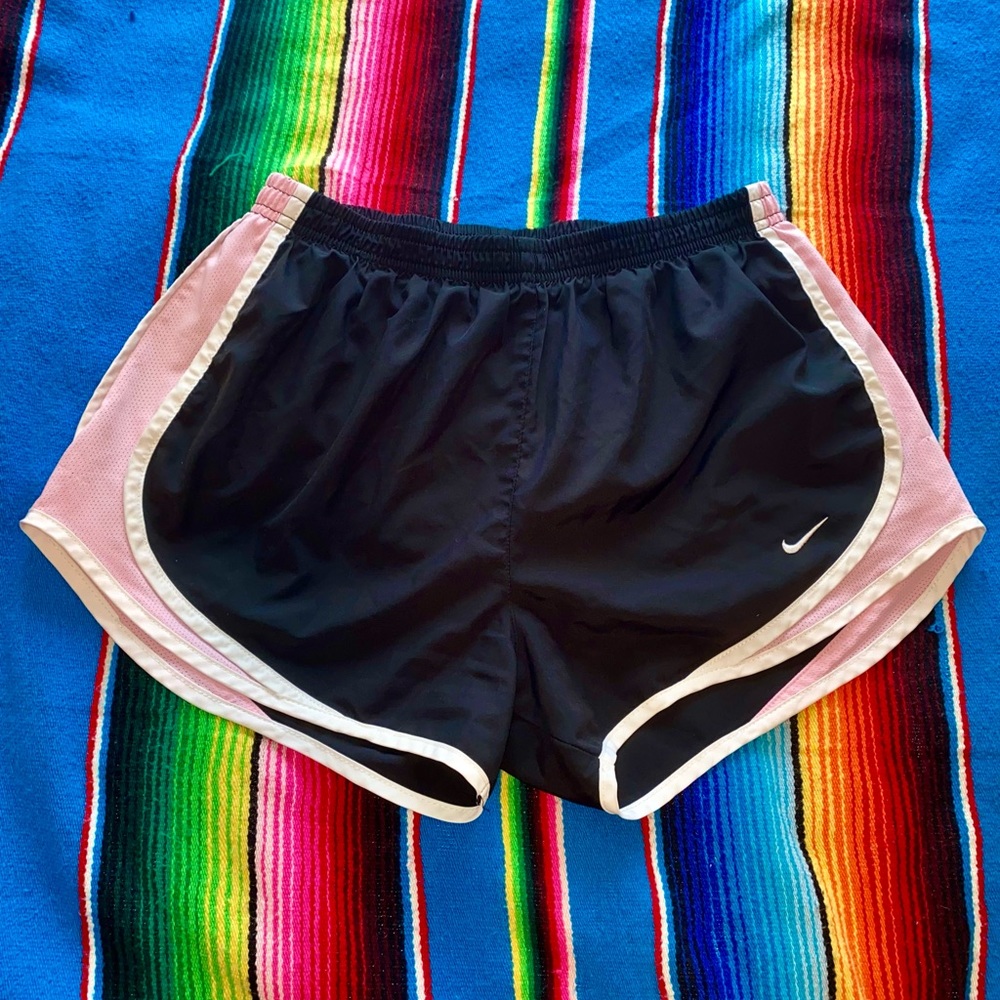 Pink and black Nike Dri-Fit Workout Athletic Shorts Size Medium